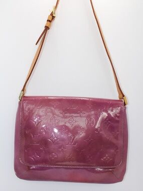 Authentic Vintage Louis Vuitton Vernis Thompson Street Shoulder Bag Purple